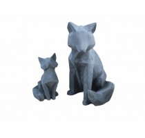 cement fox decoration