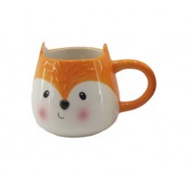 ceramic fox design mug