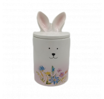 Ceramic rabbit jar