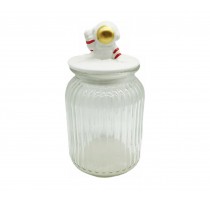 ceramic canister astronaut design