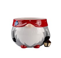 ceramic santa pot