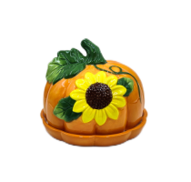 Ceramic harvest pumpkin bread bo*