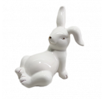 Ceramic rabbit decoration