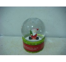 POLYRESIN XMAS SANTA WATERGLOBAL 