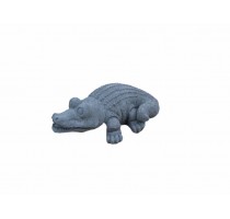 cement crocodile decoration