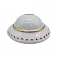 ceramic piggy bank UFO design 