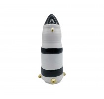 ceramic piggy bank rocket design