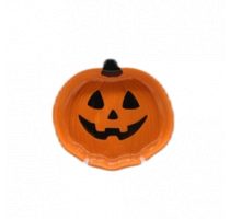 Ceramic pumpkin plate