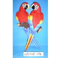 POLYRESIN PARROT WALL DECORATION