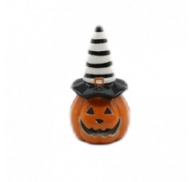 Ceramic pumpkin LED light room