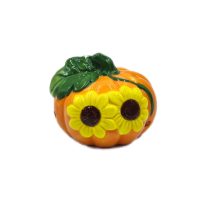 Ceramic harvest pumpkin LED light room