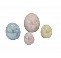 ceramic egg decoration pearl finished