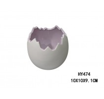 CERAMIC EGG POT