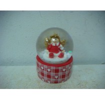 POLYRESIN XMAS ANGELBABY WATERGLOBAL 