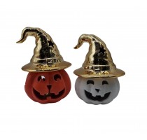 ceramic pumpkin decoration with LED light