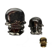 electroplate,halloween skull plate