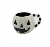 Ceramic pumpkin cup