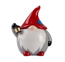 ceramic santa cookie jar