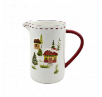 Ceramic house decal kettle