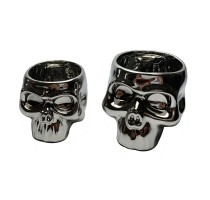 electroplate,halloween skull pot