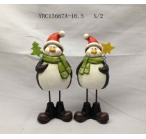 ceramic xmas penguin decoration