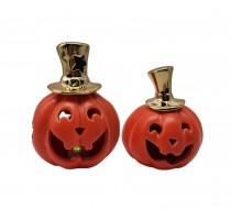 ceramic pumpkin decoration with LED light