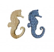 wall decor ceramic sea horse