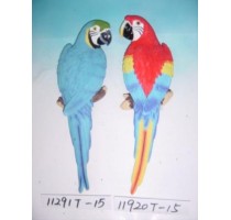 POLYRESIN PARROT WALL DECORATION