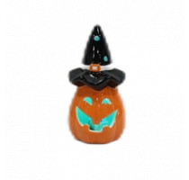 Ceramic pumpkin LED light room