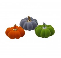ceramic flocking pumpkin