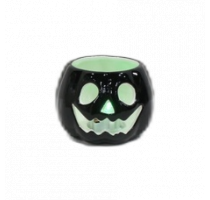 Ceramic pumpkin LED candle room
