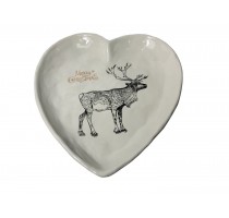 ceramic xmas candy plate