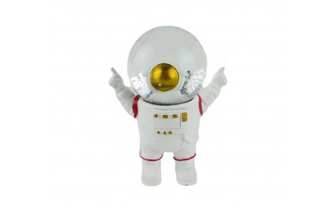 polyresin astronaut design globe ball