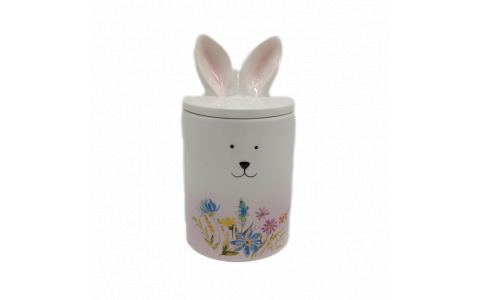 Ceramic rabbit jar