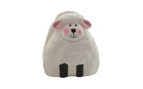 ceramic fox design cookie jar