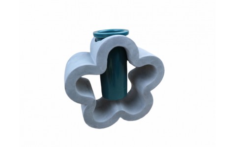 cement spring flower pot