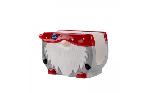 ceramic santa napkin holder