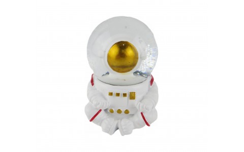 polyresin astronaut design globe ball