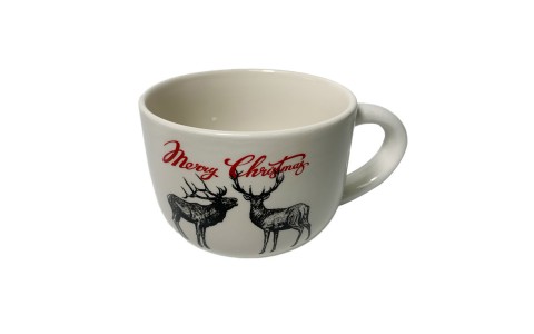ceramic santa mug with decal