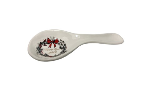 ceramic xmas spoon rest