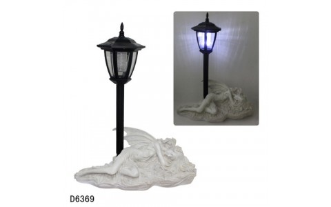 polyresin garden  genius lar light decoration