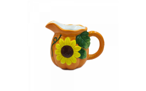 Ceramic harvest pumpkin milk cup 