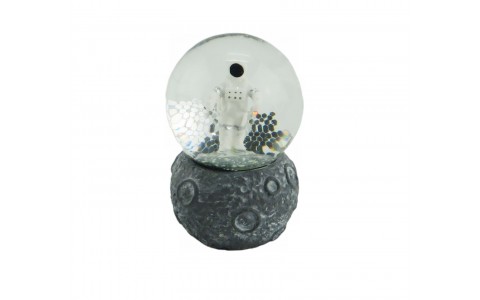 polyresin moon design globe ball