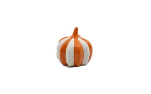 Ceramic pumpkin ornament