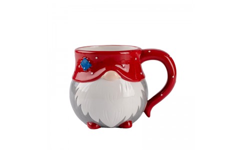 ceramic santa mug