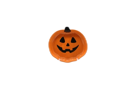 Ceramic pumpkin plate
