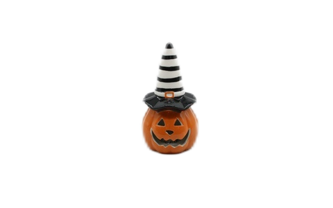 Ceramic pumpkin LED light room