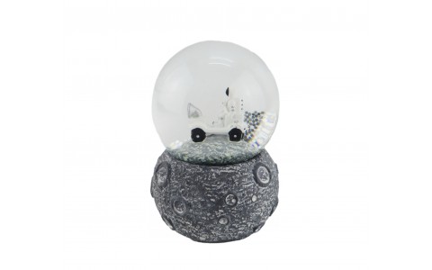 polyresin moon design globe ball