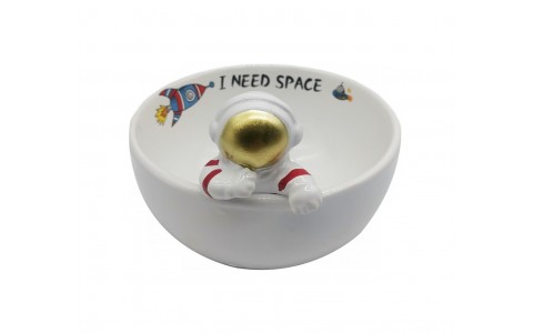ceramic bowl astronaut design
