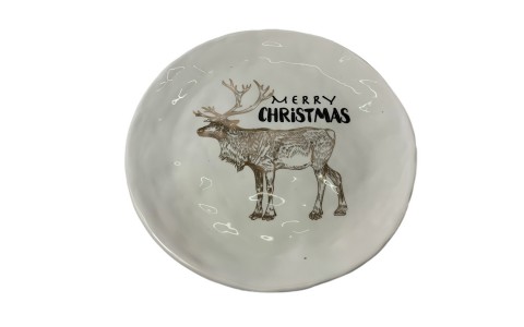 ceramic xmas plate